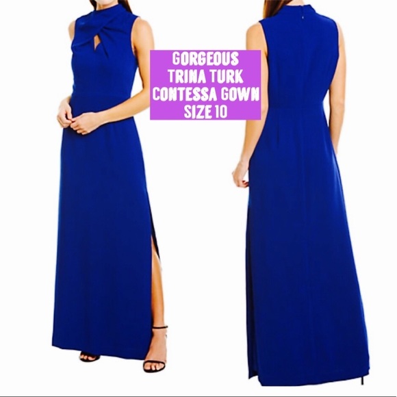 Trina Turk Dresses & Skirts - Just in! NWT Royal Blue Trina Turk Contessa Gown